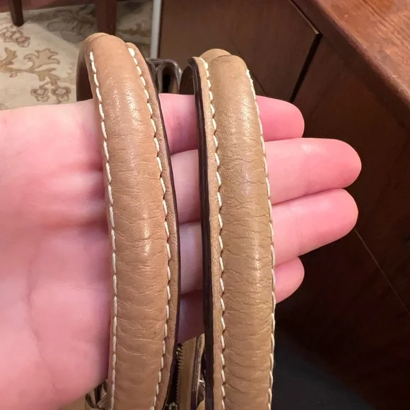 Coach Hampton Braided Pebbled Leather Bag - Picture 15 of 15